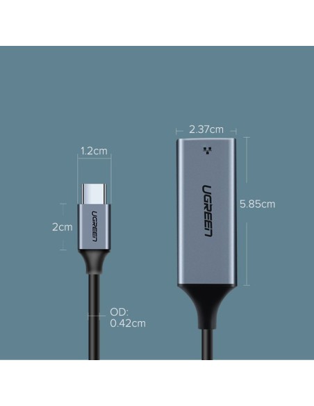Išorinė RJ45 LAN tinklo plokštė – USB-C 1 Gigabit Ethernet – pilka
 
Išorinė RJ45 LAN tinklo plokštė – USB-C 1 Gigabit Ethernet – pilka