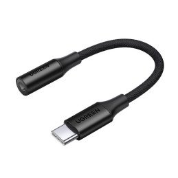 
USB-C iki 3,5 mm Mini Jack 10 cm ausinių adapteris – juodas
