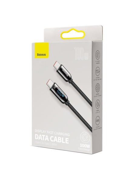 USB-C - USB-C laidas su galios matuoklio ekranu, 2m - juodas
 
USB-C - USB-C laidas su galios matuoklio ekranu, 2m - juodas