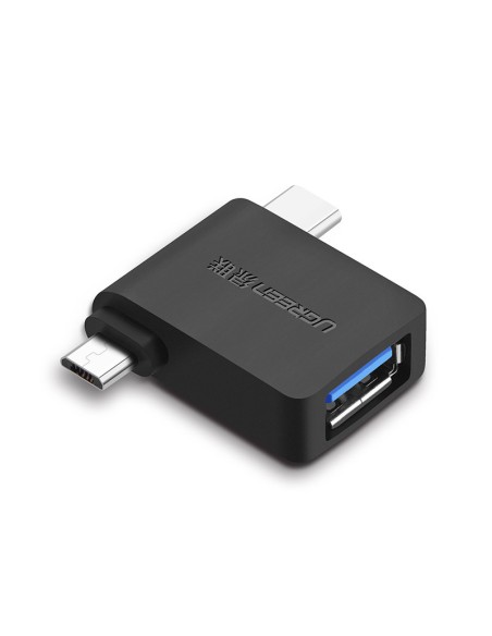 2in1 USB į USB-C / mikro USB OTG adapteris – juodas
 
2in1 USB į USB-C / mikro USB OTG adapteris – juodas