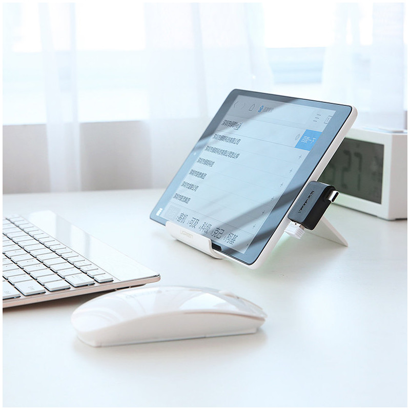 2in1 USB į USB-C / mikro USB OTG adapteris – juodas