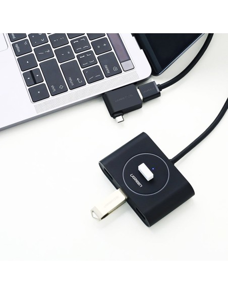 2in1 USB į USB-C / mikro USB OTG adapteris – juodas
 
2in1 USB į USB-C / mikro USB OTG adapteris – juodas