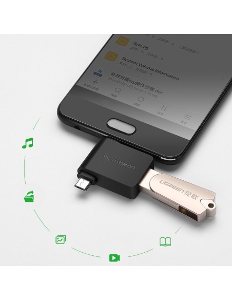 2in1 USB į USB-C / mikro USB OTG adapteris – juodas
 
2in1 USB į USB-C / mikro USB OTG adapteris – juodas