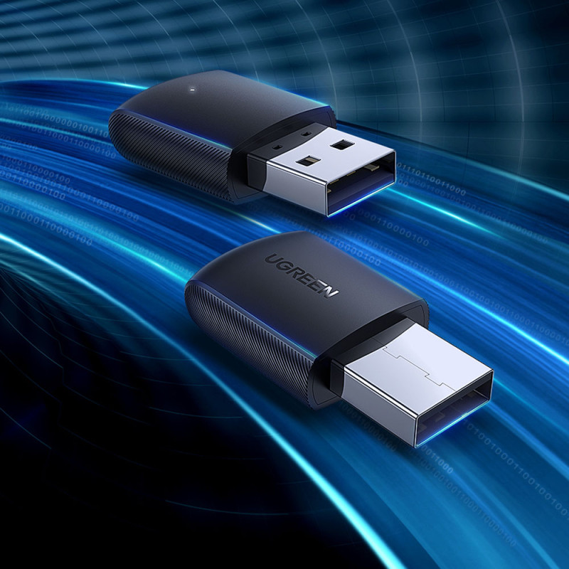 Išorinė USB tinklo plokštė – WiFi 2,4 GHz / 5 GHz 11ac AC650 – juoda