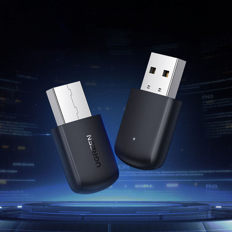 Išorinė USB tinklo plokštė – WiFi 2,4 GHz / 5 GHz 11ac AC650 – juoda