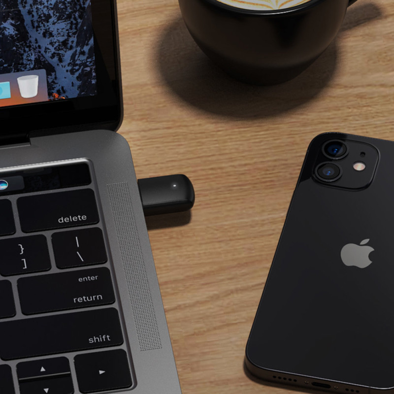 Išorinė USB tinklo plokštė – WiFi 2,4 GHz / 5 GHz 11ac AC650 – juoda