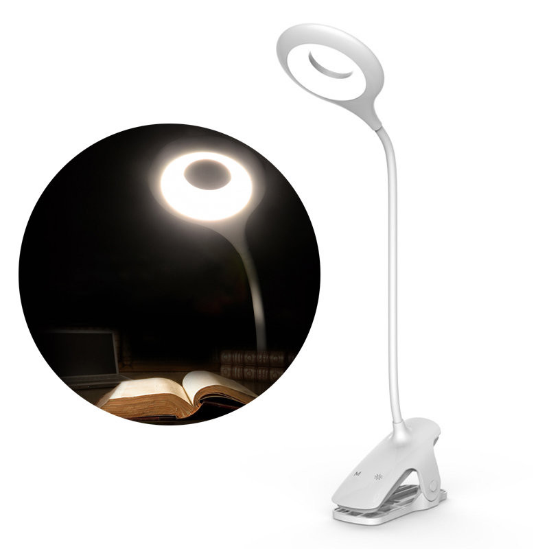 
Belaidė grožio LED lempa darbui skaityti + micro USB laidas - baltas
