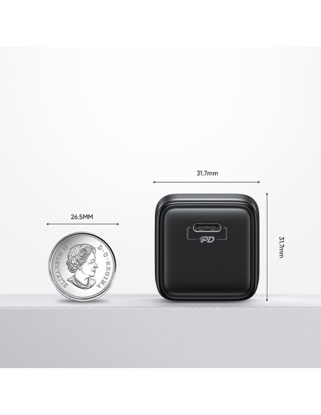 Mažas greitas įkroviklis, USB-C PD maitinimo šaltinis 5-12V 25W - juodas
 
Mažas greitas įkroviklis, USB-C PD maitinimo šaltinis 5-12V 25W - juodas