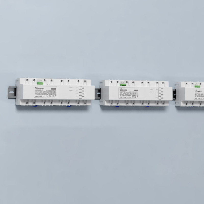 Išmanusis jungiklis energijos suvartojimo matuoklis WiFi Ethernet SPM-4Relay