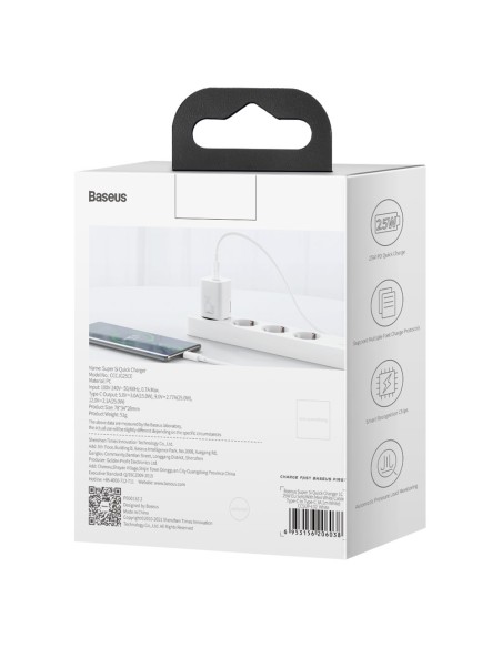 Itin greitas USB-C 25 W maitinimo tiekimo greito įkrovimo įkroviklis – baltas
 
Itin greitas USB-C 25 W maitinimo tiekimo greito įkrovimo įkroviklis – baltas