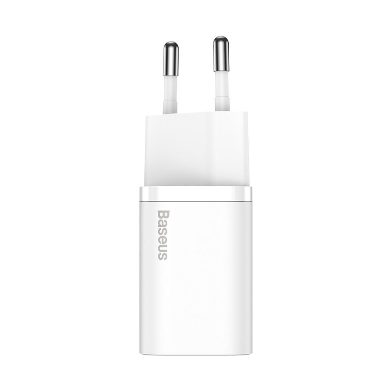 Itin greitas USB-C 25 W maitinimo tiekimo greito įkrovimo įkroviklis – baltas