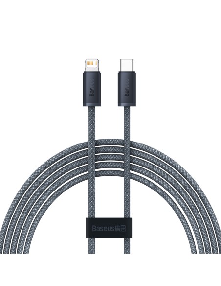 
Kabelis iPhone USB-C - Lightning Power Delivery 20W 2m - pilkas
