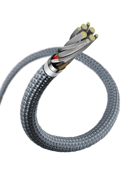 
Kabelis iPhone USB-C - Lightning Power Delivery 20W 2m - pilkas
