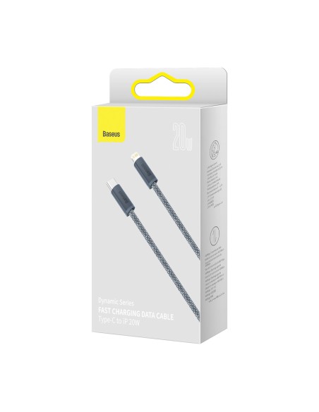 
Kabelis iPhone USB-C - Lightning Power Delivery 20W 2m - pilkas
