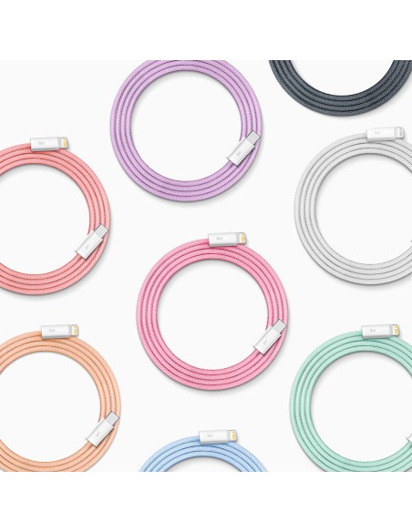 
Kabelis iPhone USB-C - Lightning Power Delivery 20W 2m - pilkas
