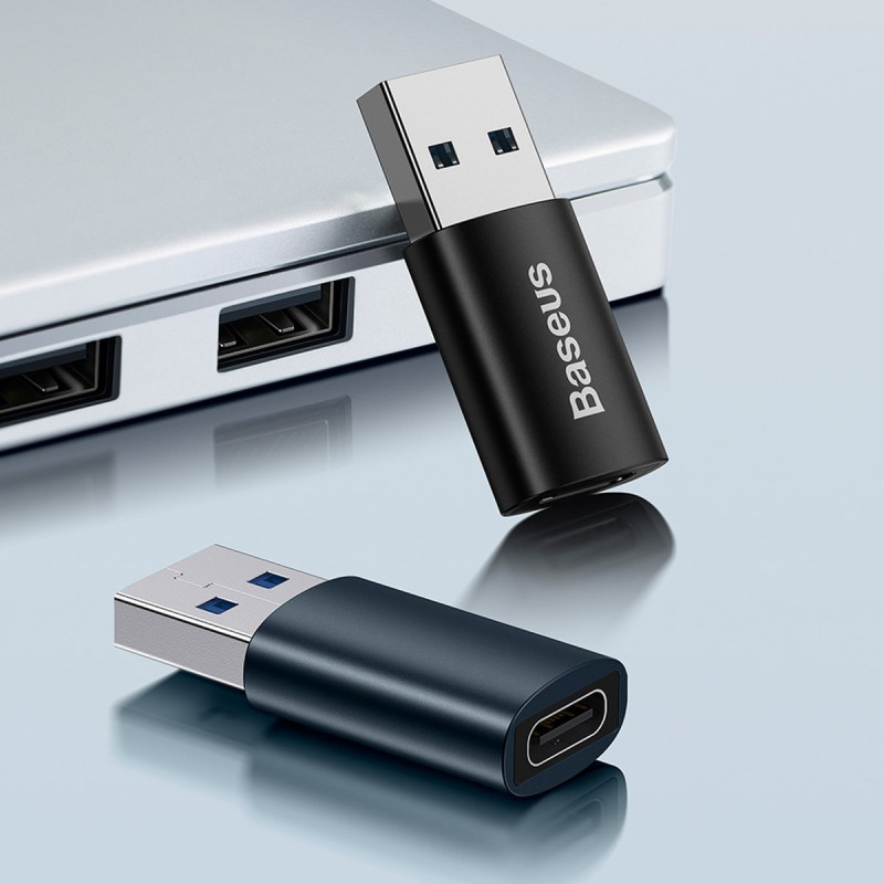 „Ingenuity“ serijos USB 3.1 OTG į USB-C adapteris – juodas