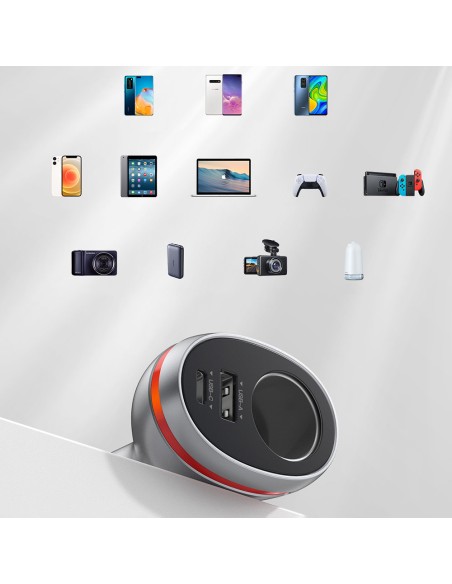 USB-C / USB automobilinis įkroviklis + 12V cigarečių degiklio lizdas - sidabrinis
 
USB-C / USB automobilinis įkroviklis + 12V cigarečių degiklio lizdas - sidabrinis