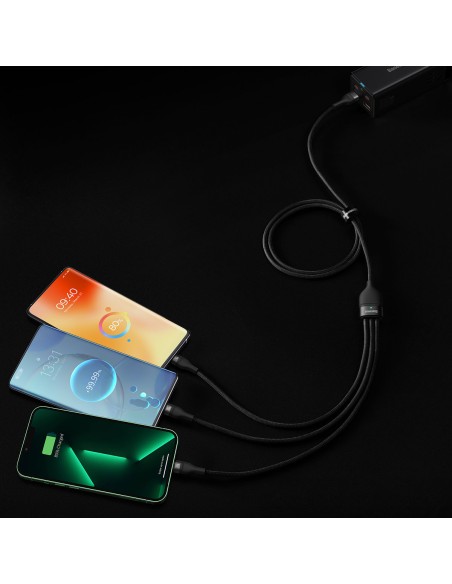 3in1 USB į USB-C / iPhone Lightning / mikro USB laidas 1,2 m - juodas
 
3in1 USB į USB-C / iPhone Lightning / mikro USB laidas 1,2 m - juodas