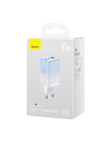GaN 2x USB-C / USB 65W QC PD greitas įkroviklis – mėlynas
 
GaN 2x USB-C / USB 65W QC PD greitas įkroviklis – mėlynas