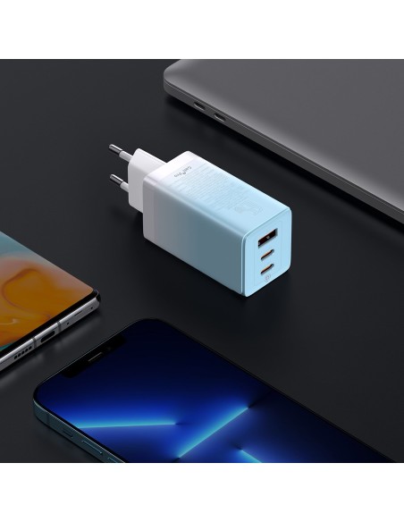 GaN 2x USB-C / USB 65W QC PD greitas įkroviklis – mėlynas
 
GaN 2x USB-C / USB 65W QC PD greitas įkroviklis – mėlynas