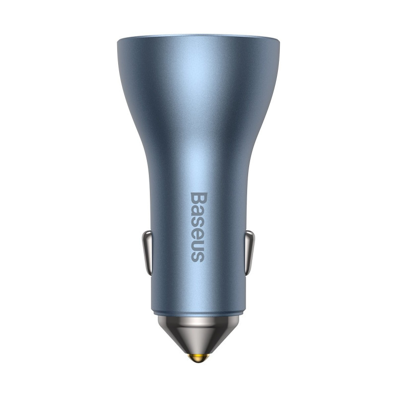 
PRO USB-A + 2x USB-C 65W QC4.0 automobilinis įkroviklis - mėlynas
