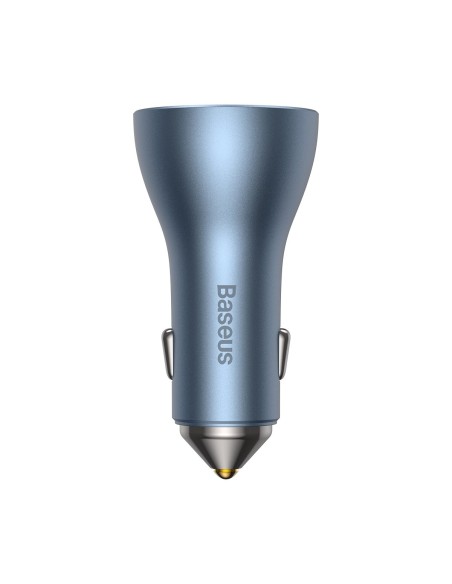 
PRO USB-A + 2x USB-C 65W QC4.0 automobilinis įkroviklis - mėlynas
