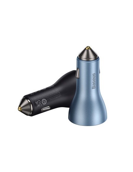 
PRO USB-A + 2x USB-C 65W QC4.0 automobilinis įkroviklis - mėlynas
