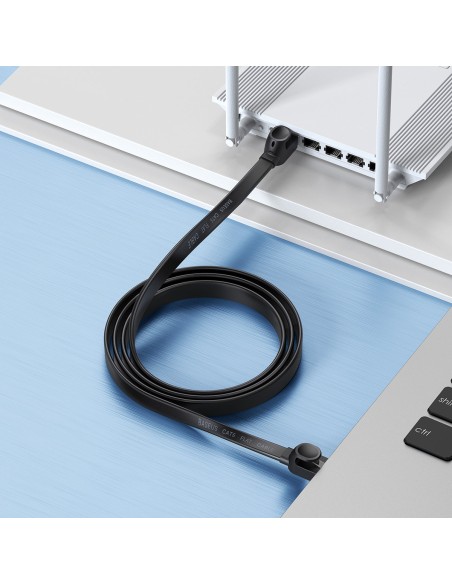 Patchcord RJ45 Speed Six plokščias tinklo kabelis 1000Mbps 2m - juodas
 
Patchcord RJ45 Speed Six plokščias tinklo kabelis 1000Mbps 2m - juodas