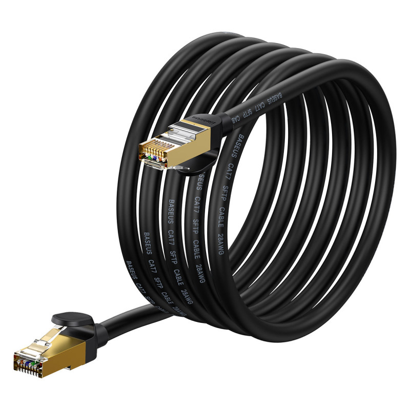 Greitas RJ45 CAT 7 10Gbps pataisymo laido tinklo kabelis 3m - juodas
Greitas RJ45 CAT 7 10Gbps pataisymo laido tinklo kabelis 3m - juodas