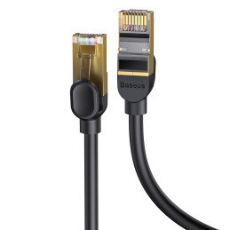 
Greitas RJ45 CAT 7 10Gbps pataisymo laido tinklo kabelis 3m - juodas
