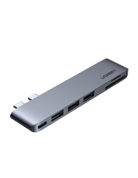 HUB adapteris, skirtas MacBook Pro / Air 2x USB-C iki 3x USB 3.0 / TF / SD / USB-C - pilka
 
HUB adapteris, skirtas MacBook Pro / Air 2x USB-C iki 3x USB 3.0 / TF / SD / USB-C - pilka