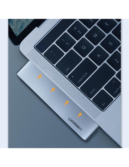 HUB adapteris, skirtas MacBook Pro / Air 2x USB-C iki 3x USB 3.0 / TF / SD / USB-C - pilka
 
HUB adapteris, skirtas MacBook Pro / Air 2x USB-C iki 3x USB 3.0 / TF / SD / USB-C - pilka