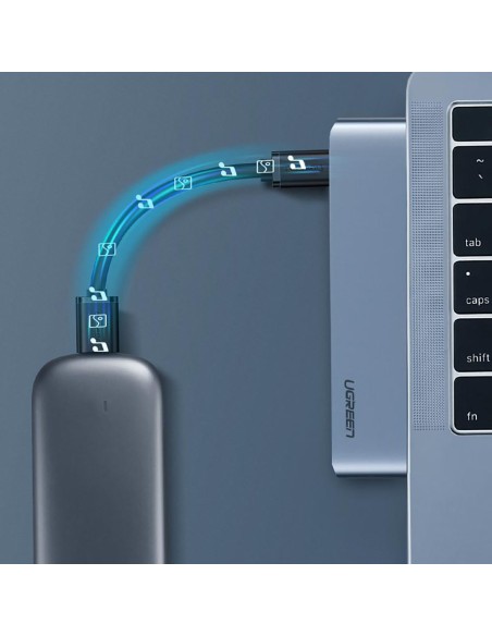 HUB adapteris, skirtas MacBook Pro / Air 2x USB-C iki 3x USB 3.0 / TF / SD / USB-C - pilka
 
HUB adapteris, skirtas MacBook Pro / Air 2x USB-C iki 3x USB 3.0 / TF / SD / USB-C - pilka