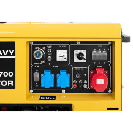 Oru aušinamas mobilus dyzelinis generatorius 230/400 V 4,4 kW 5,5 kVA 14,5 l