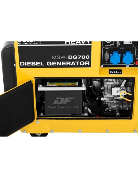 Oru aušinamas mobilus dyzelinis generatorius 230/400 V 4,4 kW 5,5 kVA 14,5 l Oru aušinamas mobilus dyzelinis generatorius 230/400 V 4,4 kW 5,5 kVA 14,5 l