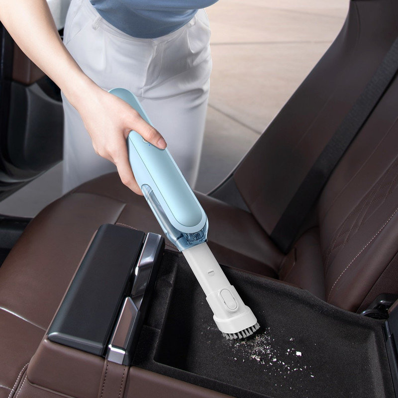 Baseus A1 30W mini belaidis automobilio dulkių siurblys - mėlynas