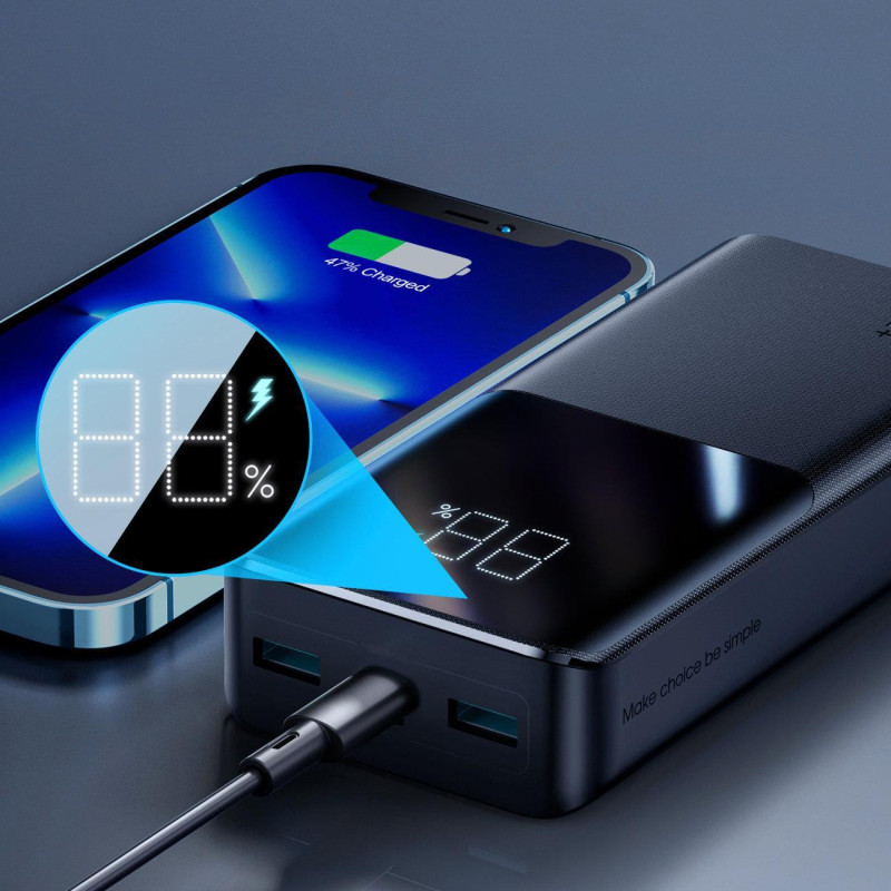 Powerbank 20000mAh 22,5W PD QC3.0 AFC juoda