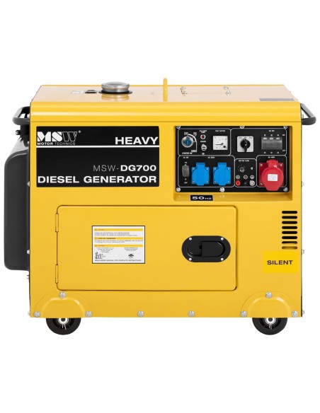 Oru aušinamas mobilus dyzelinis generatorius 230/400 V 4,4 kW 5,5 kVA 14,5 l Oru aušinamas mobilus dyzelinis generatorius 230/400 V 4,4 kW 5,5 kVA 14,5 l