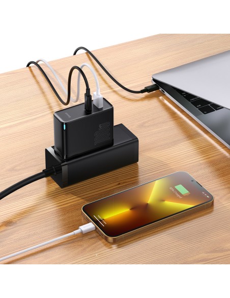 GaN5 Pro USB-C / USB 100W greitas universalus sieninis įkroviklis - juodas
 
GaN5 Pro USB-C / USB 100W greitas universalus sieninis įkroviklis - juodas