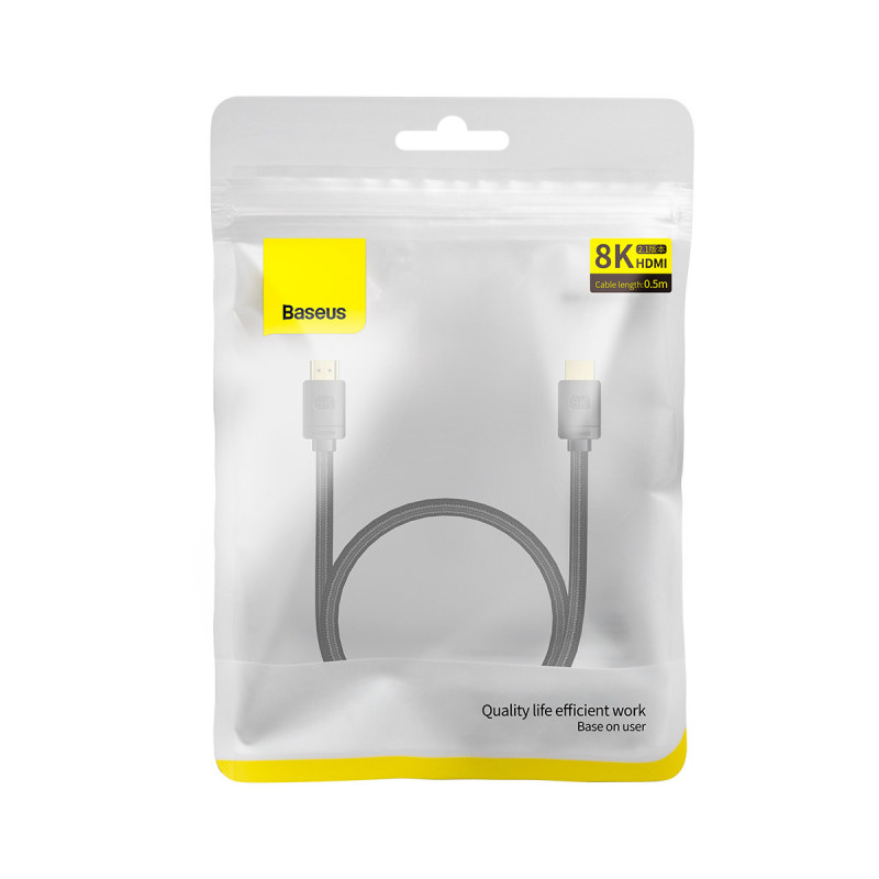 HDMI 2.1 High Definition Series 8K priekinis laidas 0,5 m – juodas