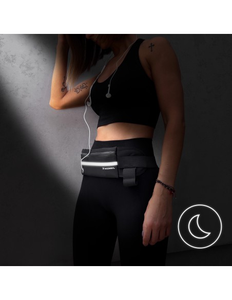 Bėgimo krepšys oranžinis bėgimo diržas