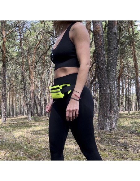 Bėgimo krepšys oranžinis bėgimo diržas