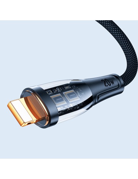 Kabelis su išmaniuoju jungikliu USB-C – iPhone Lightning 1,2m – juodas
 
Kabelis su išmaniuoju jungikliu USB-C – iPhone Lightning 1,2m – juodas