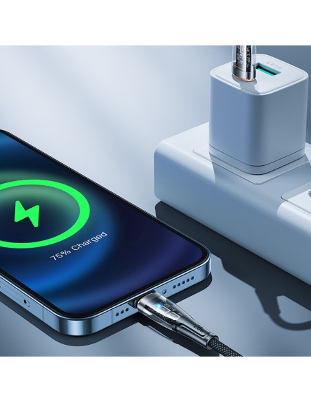 Kabelis su išmaniuoju jungikliu USB-C – iPhone Lightning 1,2m – juodas
 
Kabelis su išmaniuoju jungikliu USB-C – iPhone Lightning 1,2m – juodas