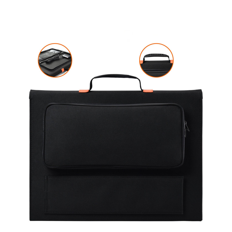 
Saulės turistinis saulės įkroviklis stovyklavimui, sulankstomas, 120W
