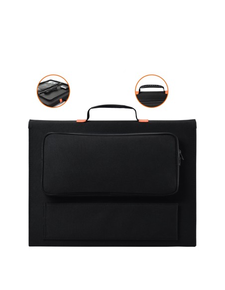 
Saulės turistinis saulės įkroviklis stovyklavimui, sulankstomas, 120W
