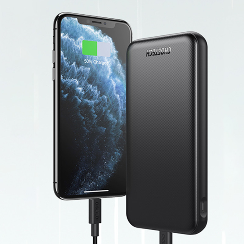 Lengvas Powerbank 10000mAh 18W QC PD USB / USB-C - juodas
