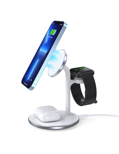 Apple T585-F 3in1 iPhone 12/ 13 AirPods Pro Watch įkrovimo stoties įkroviklis – baltas
 
Apple T585-F 3in1 iPhone 12/ 13 AirPods Pro Watch įkrovimo stoties įkroviklis – baltas