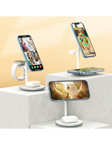 Apple T585-F 3in1 iPhone 12/ 13 AirPods Pro Watch įkrovimo stoties įkroviklis – baltas
 
Apple T585-F 3in1 iPhone 12/ 13 AirPods Pro Watch įkrovimo stoties įkroviklis – baltas