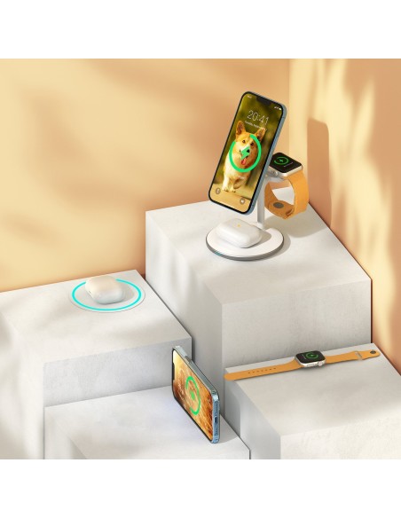 Apple T585-F 3in1 iPhone 12/ 13 AirPods Pro Watch įkrovimo stoties įkroviklis – baltas
 
Apple T585-F 3in1 iPhone 12/ 13 AirPods Pro Watch įkrovimo stoties įkroviklis – baltas